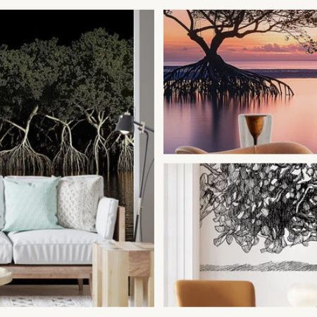 Mangrove or beach wallpaper which one for which decor