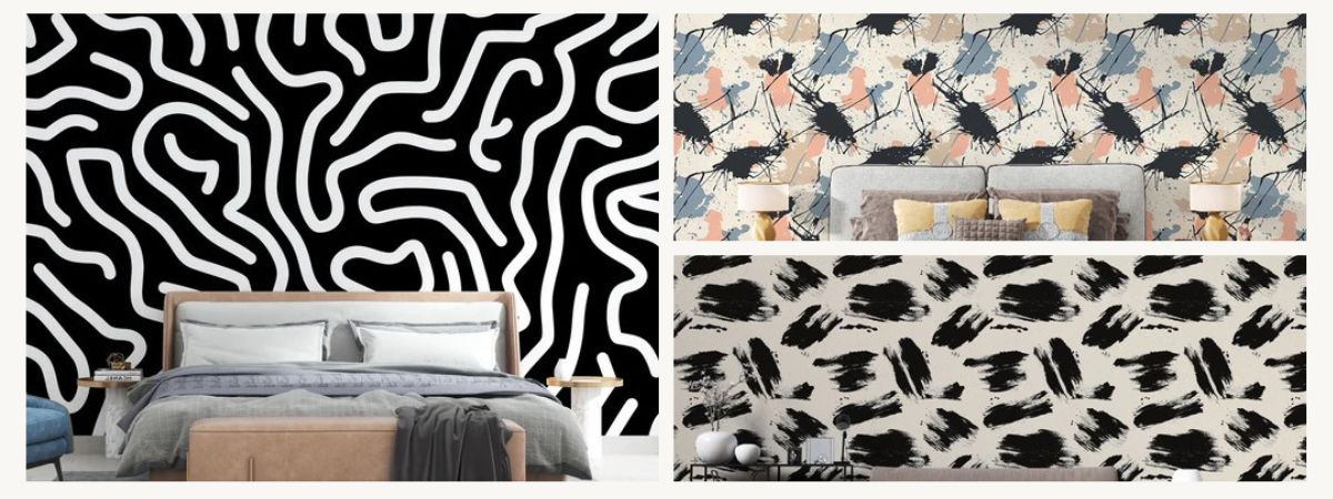 how to apply patterned wallpaper