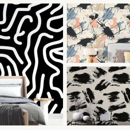 how to apply patterned wallpaper