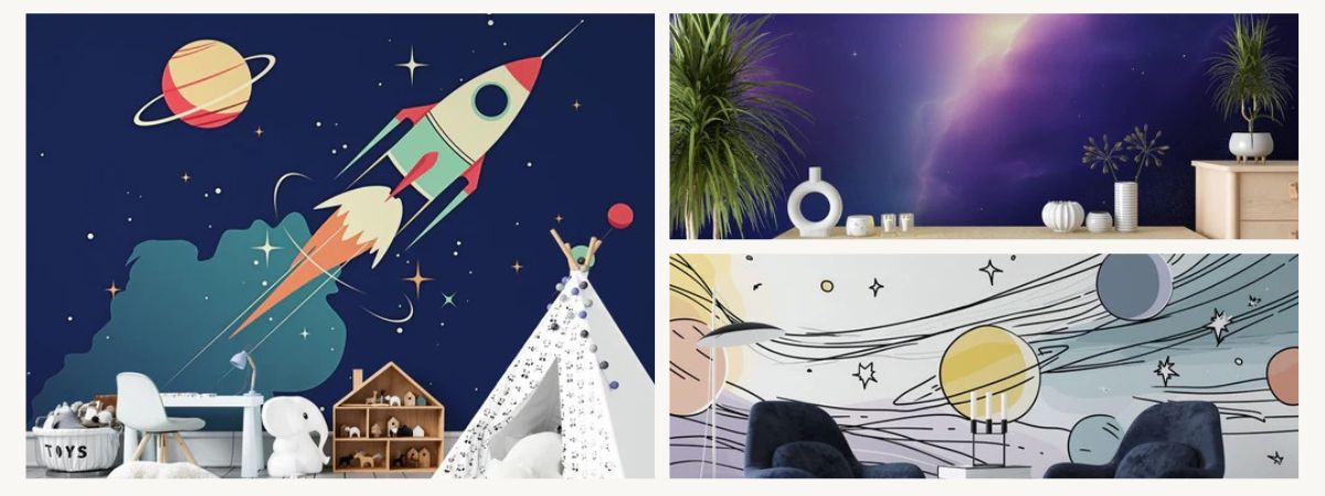 incredible space wallpaper cosmic decor