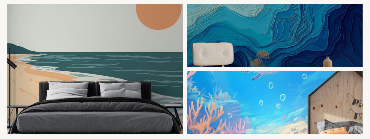 ocean mural wallpaper trends