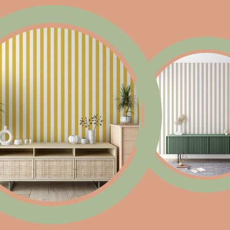 striped wallpaper horizontal or vertical