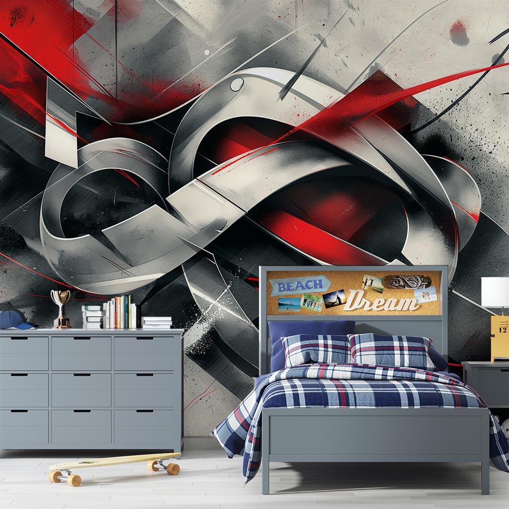 teenager mural wallpaper