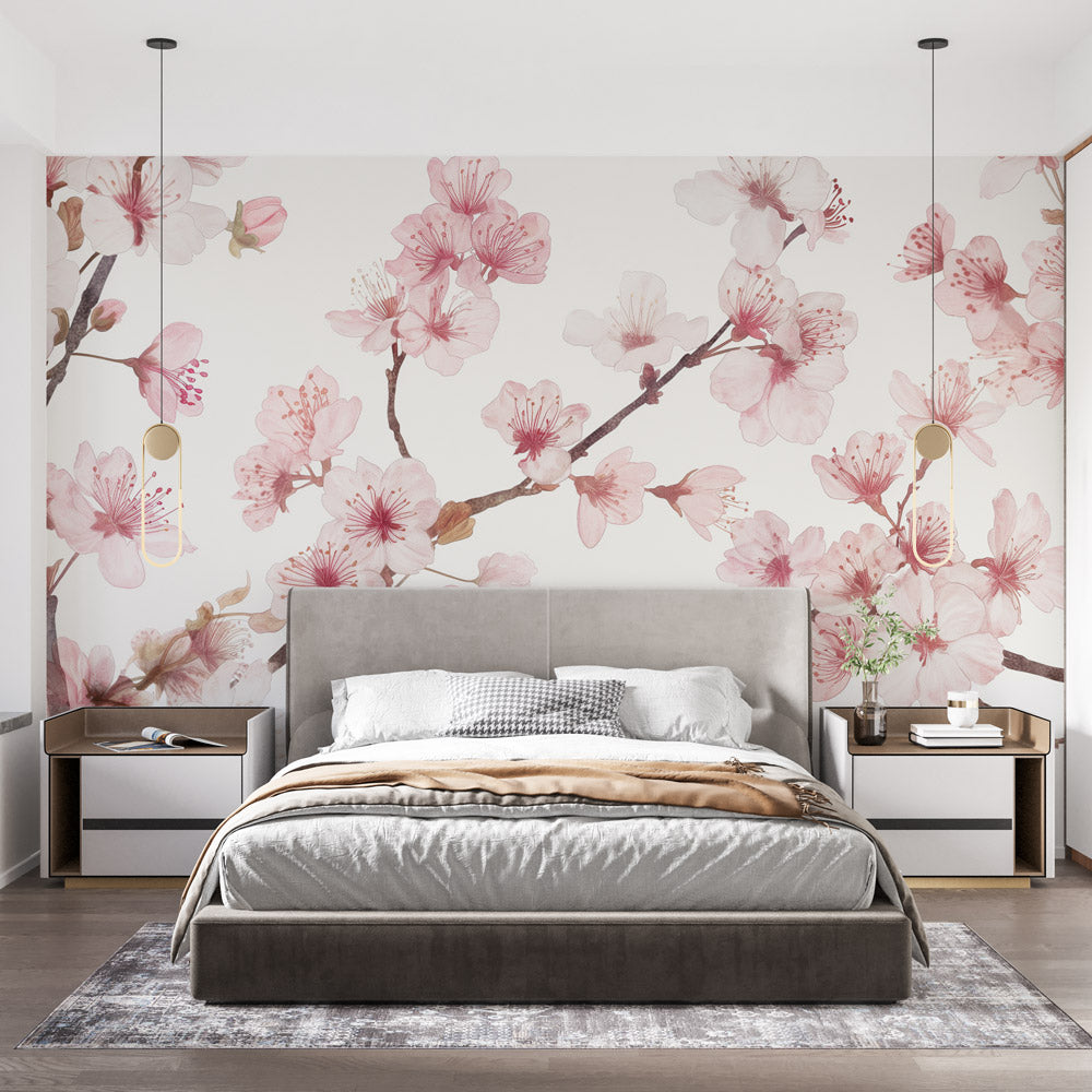 Cherry Blossom Mural Wallpaper