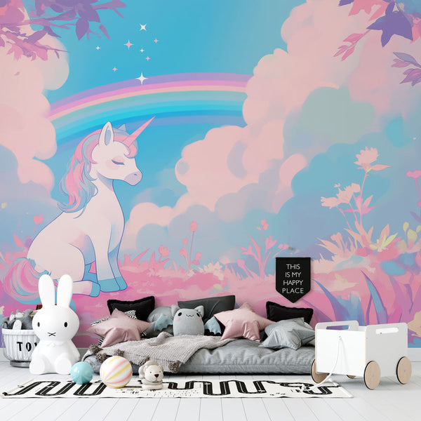 Unicorn Mural Wallpaper