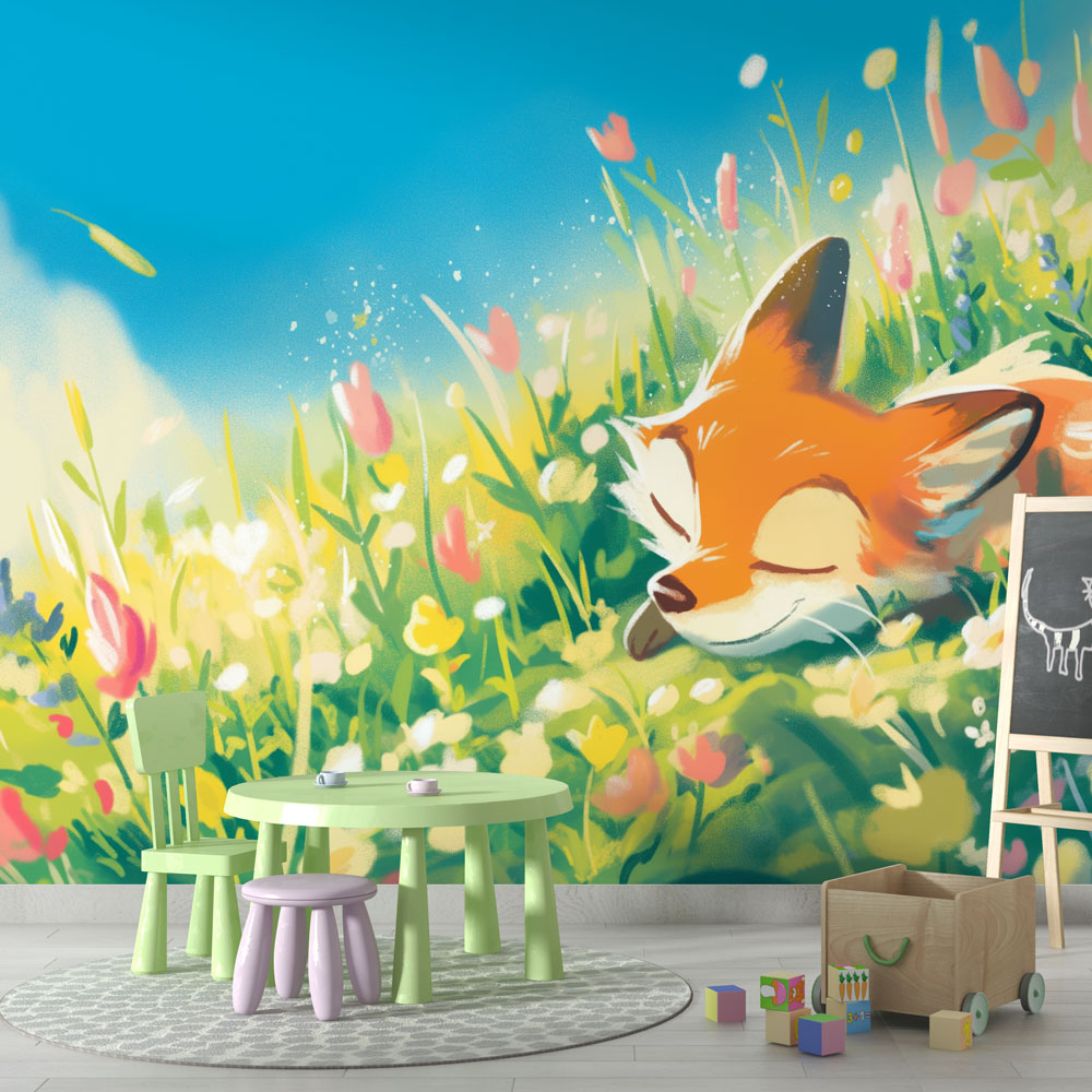 Fox Mural Wallpaper