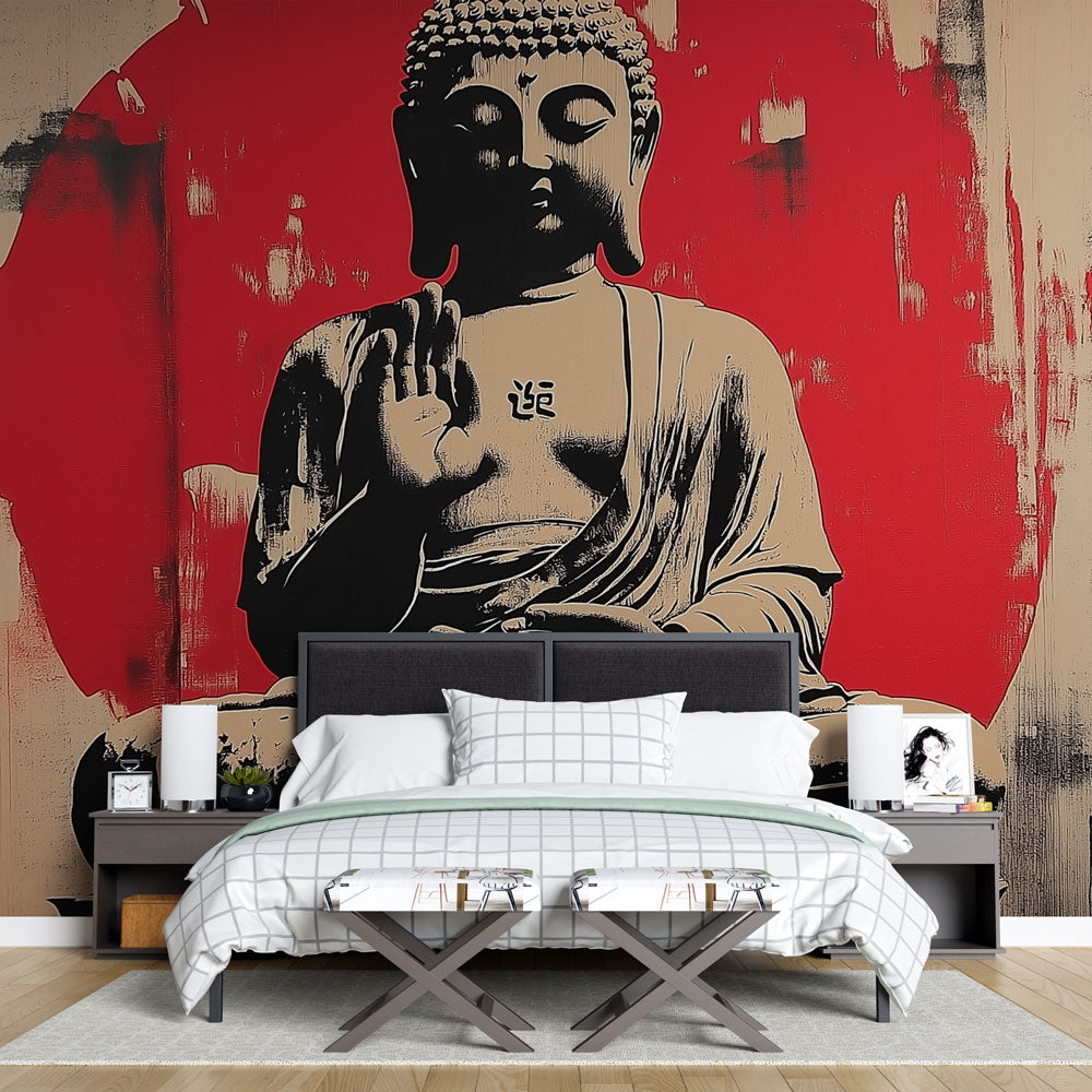 Buddha Mural Wallpaper