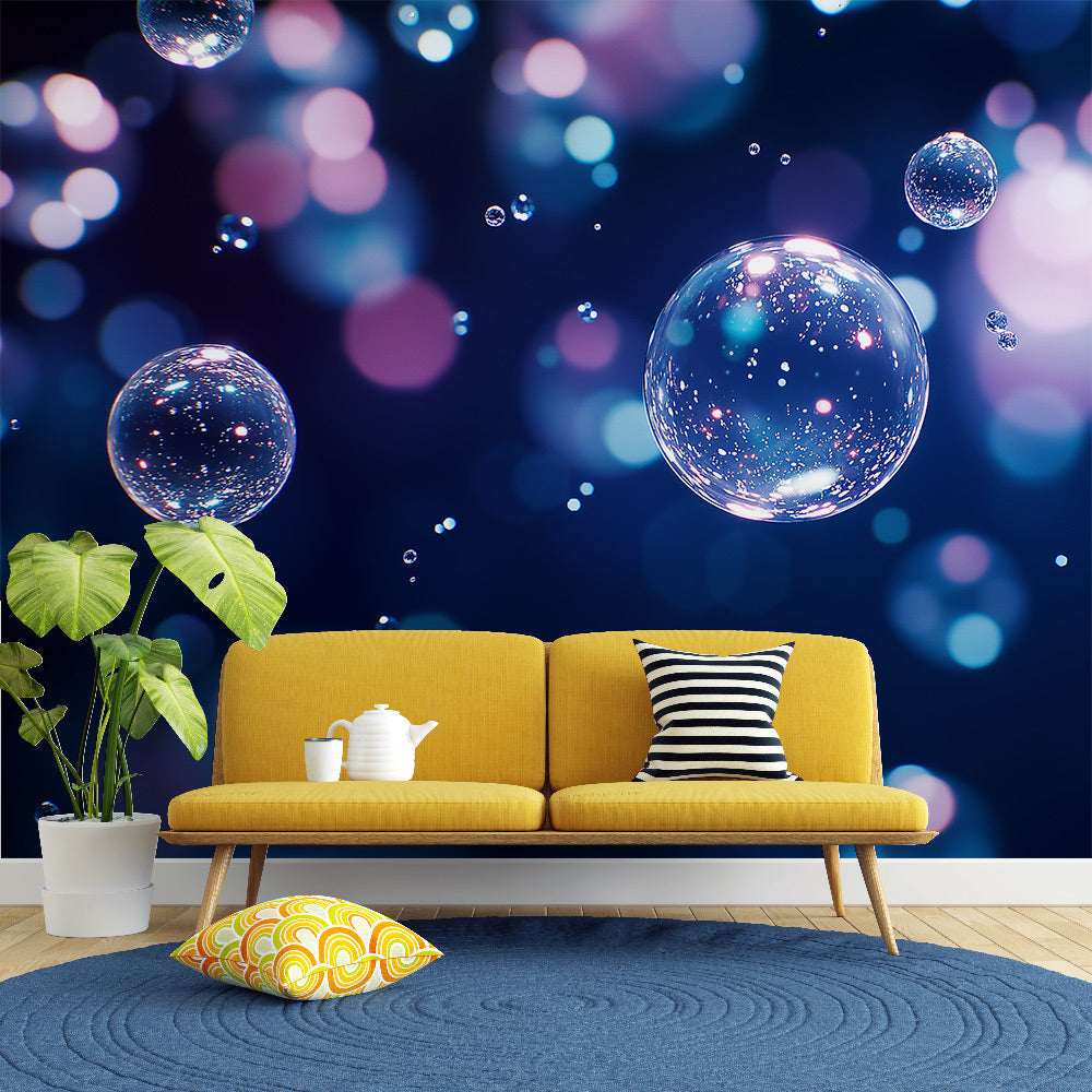 Bubble mural wallpaper