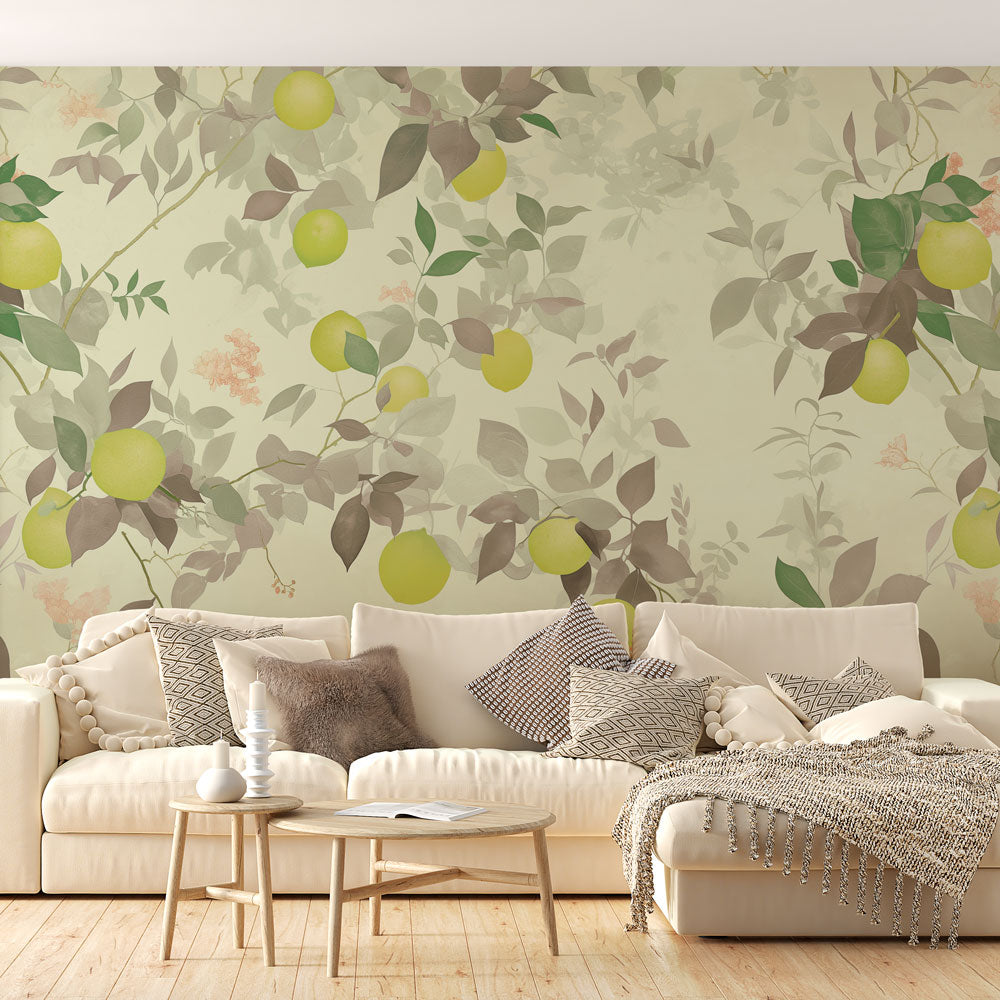 Lemon Mural Wallpaper