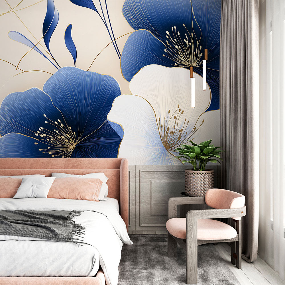 Flower Mural Wallpaper