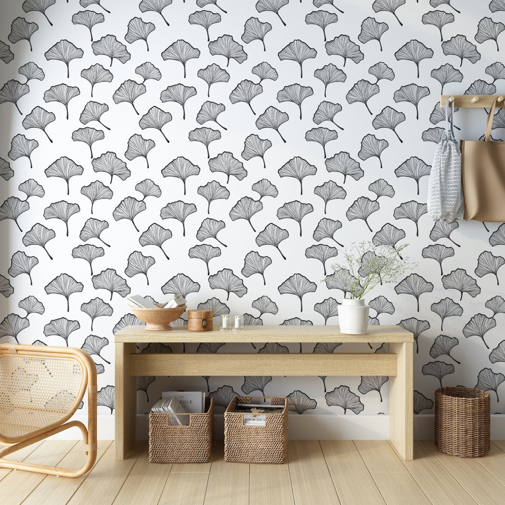 Wicker mural wallpaper