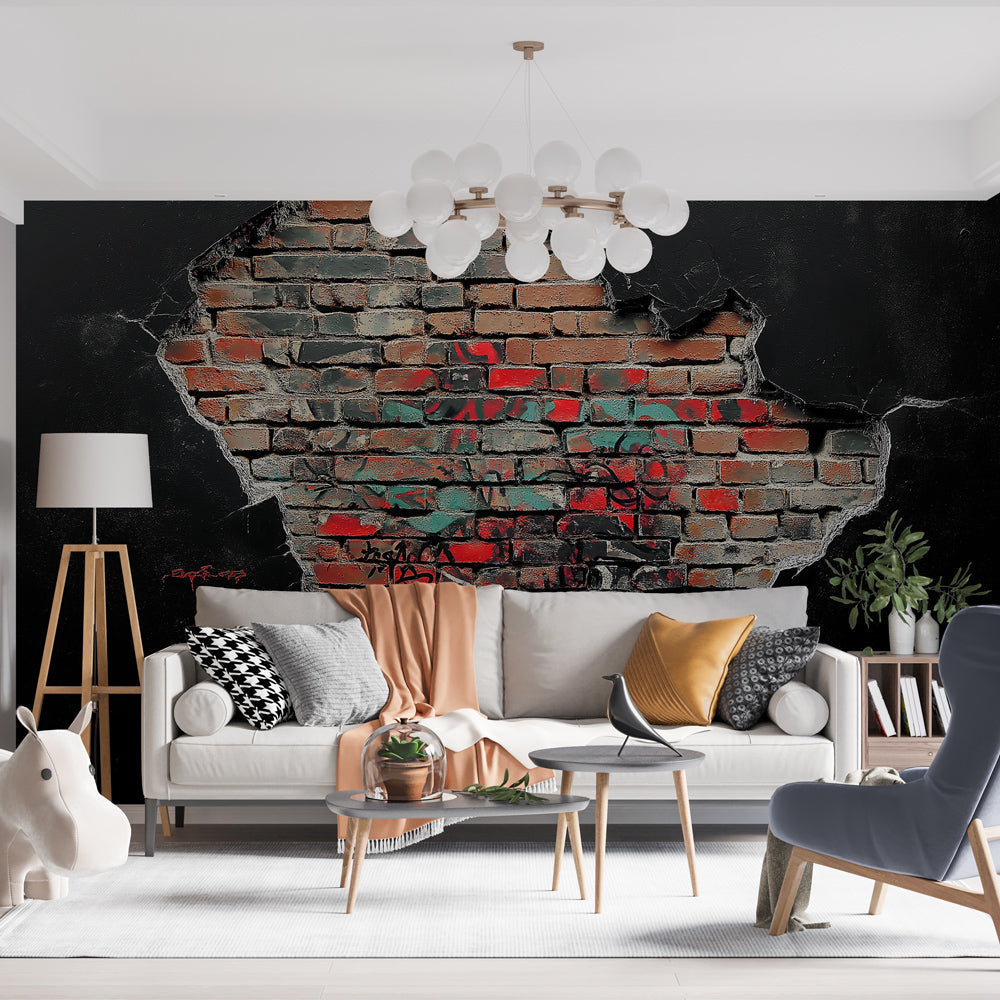 Graffiti Mural Wallpaper