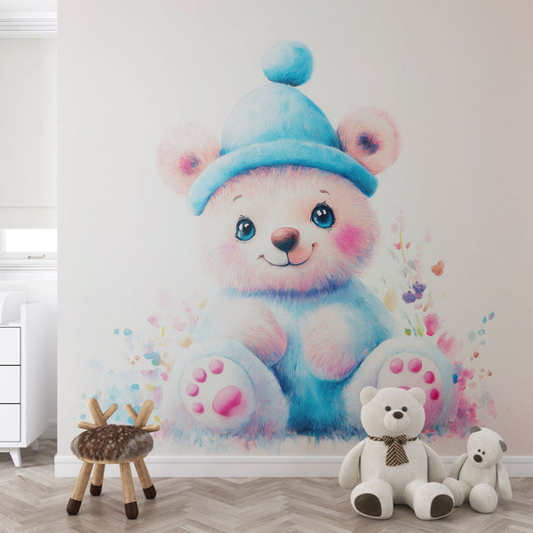 Bear Mural Wallpaper