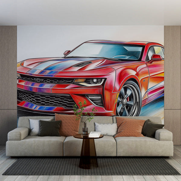 Car Mural Wallpaper