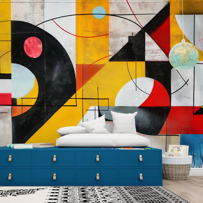 Tapeta teenagerský pokoj | Štítky v teplých barvách