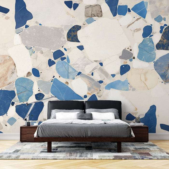 Terrazzo Tapete | Shades of Blue