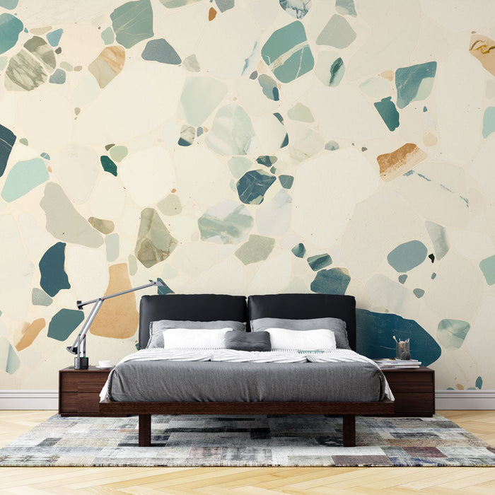 Terrazzo Mural Wallpaper | Ocean