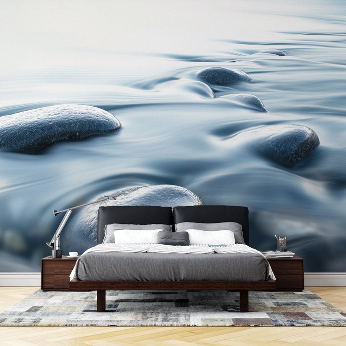 Zen Mural Wallpaper | The Flow of the River