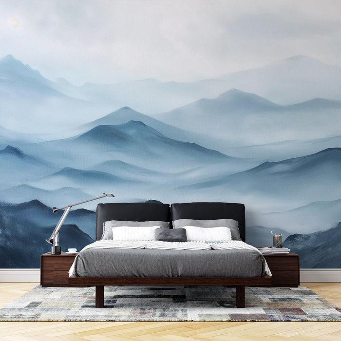 Zen Mural Wallpaper | Feng Shui Mountains