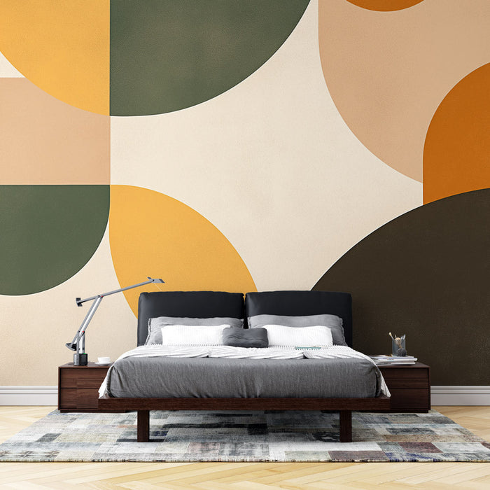 Sodobna Mural Wallpaper | Barvite geometrijske oblike