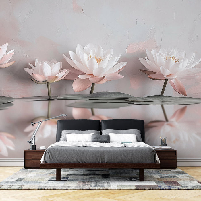 Zen Behang | Lotus in Reflecties