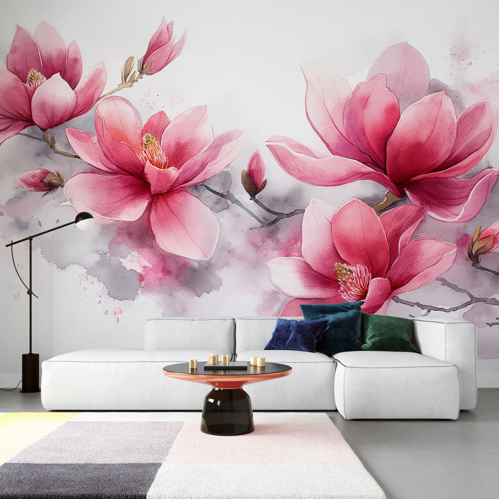 Magnolia Mural Wallpaper