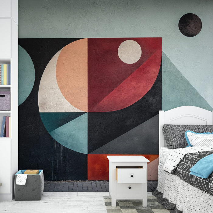 Fototapet tonårsrum | Trompe l'œil gata med graffiti