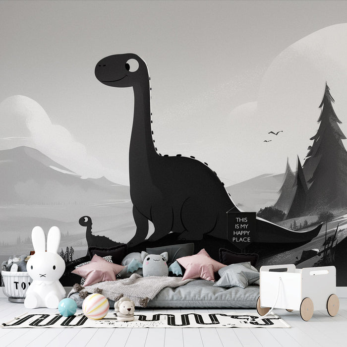 Dinosaur Mural Wallpaper | Two Dinos on the Mountain
Dinosaur Tapetti | Two Dinos on the Mountain