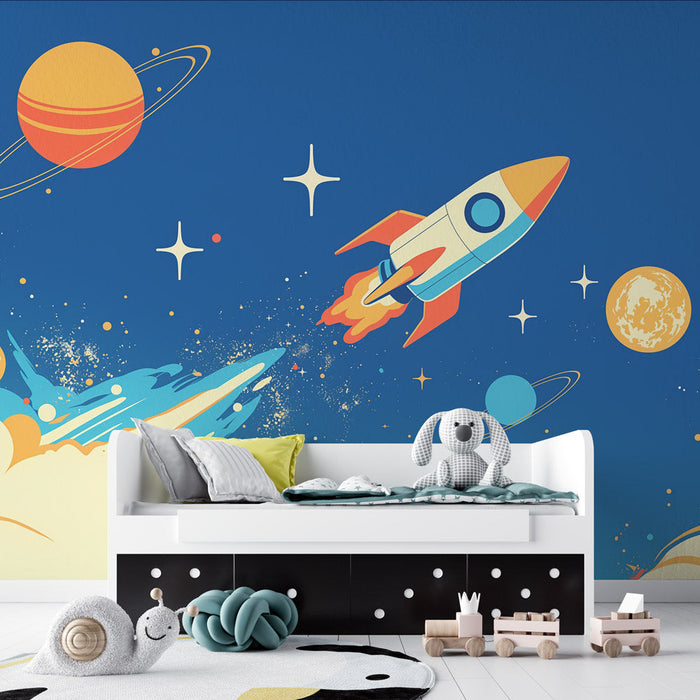 Space Mural Wallpaper | Space Walk