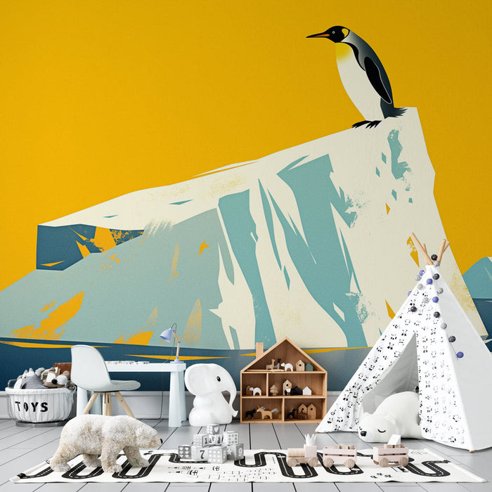 Penguin Mural Wallpaper | On His Ice Floe
Pingviini Tapetti | Hänen jäälautasellaan