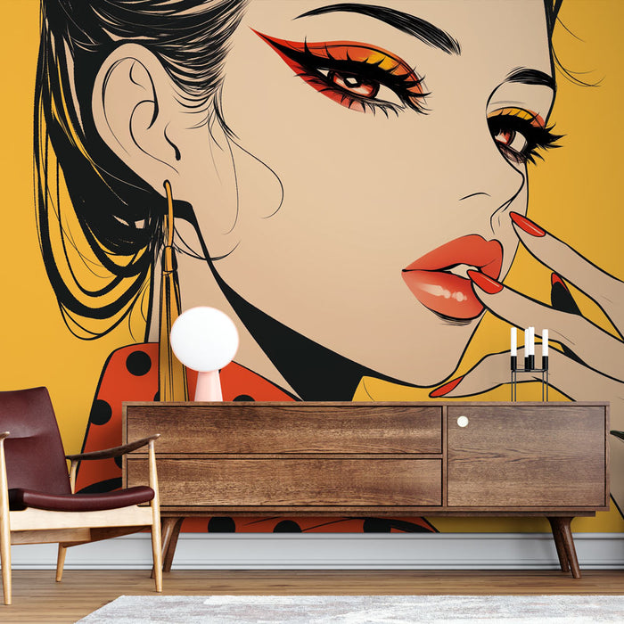 Carta da parati pop art | Abito da sera