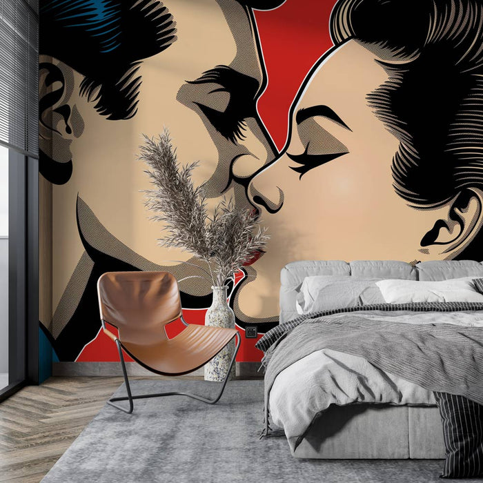 Tapeta pop art | Retro pár