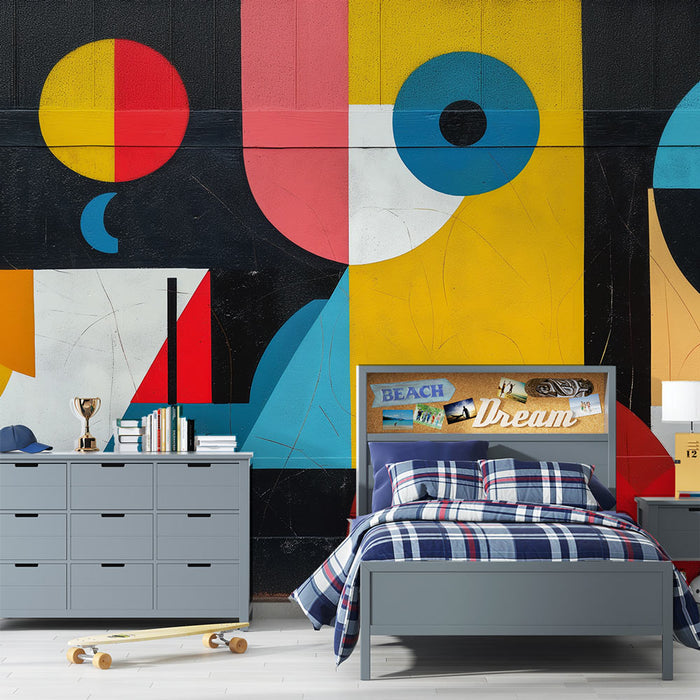 Тапет за тийнейджърска спалня | Trompe l'œil улично изкуство