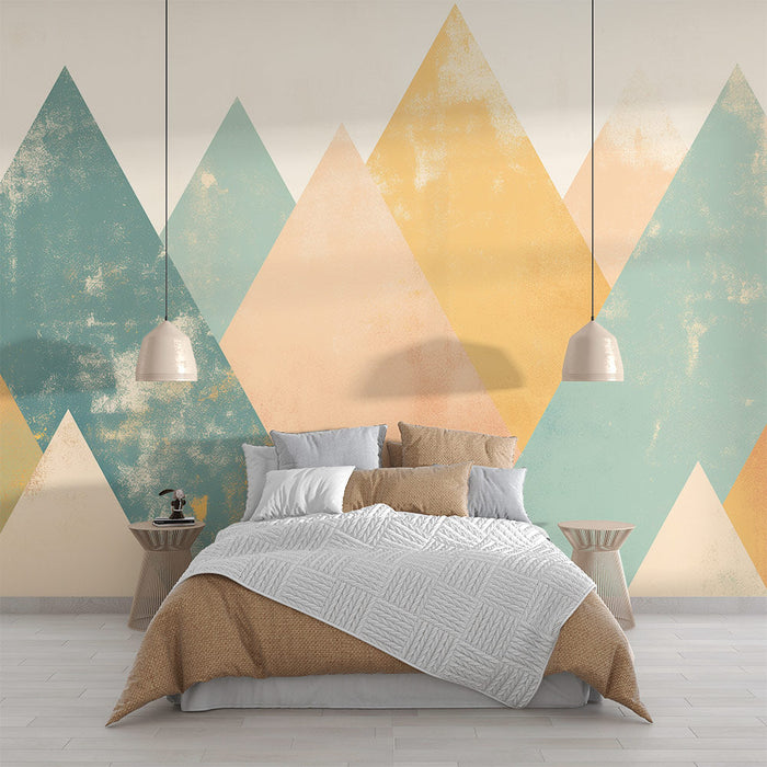 Mountain Mural Wallpaper | Soothing Colors