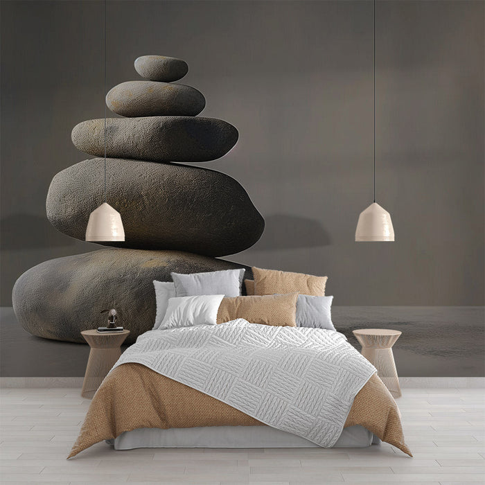 Zen Mural Wallpaper | Stones in Balance