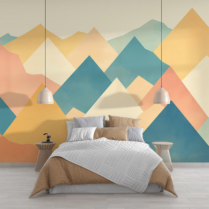 Mountain Wallpaper | Cluster of Colorful Mountains