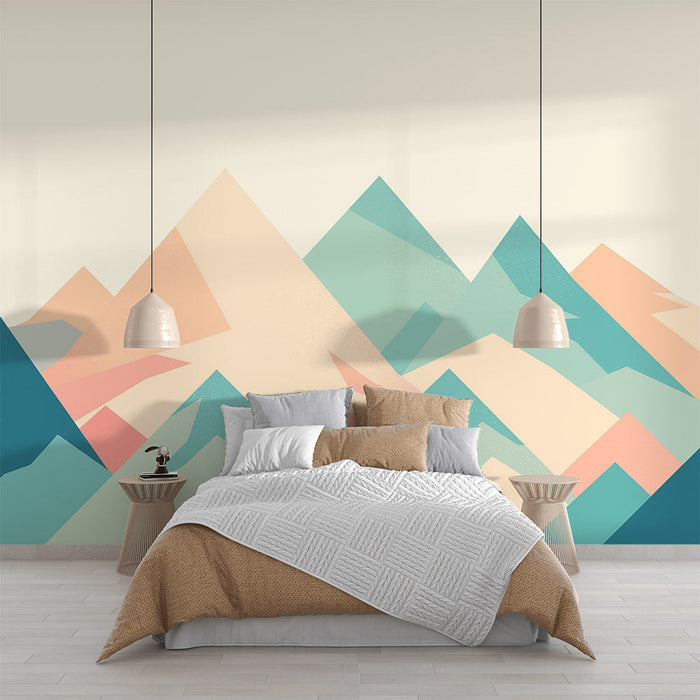 Mountain Mural Wallpaper | Sun Exposure