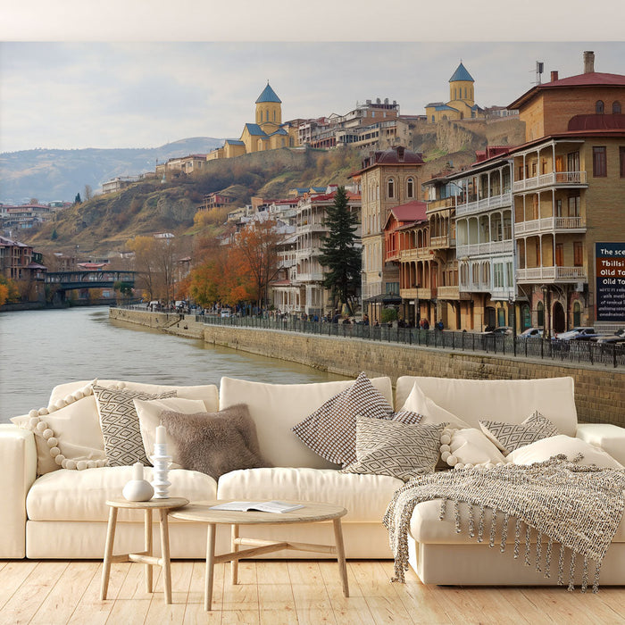 Carta da parati Tbilissi | Paesaggio urbano pittoresco