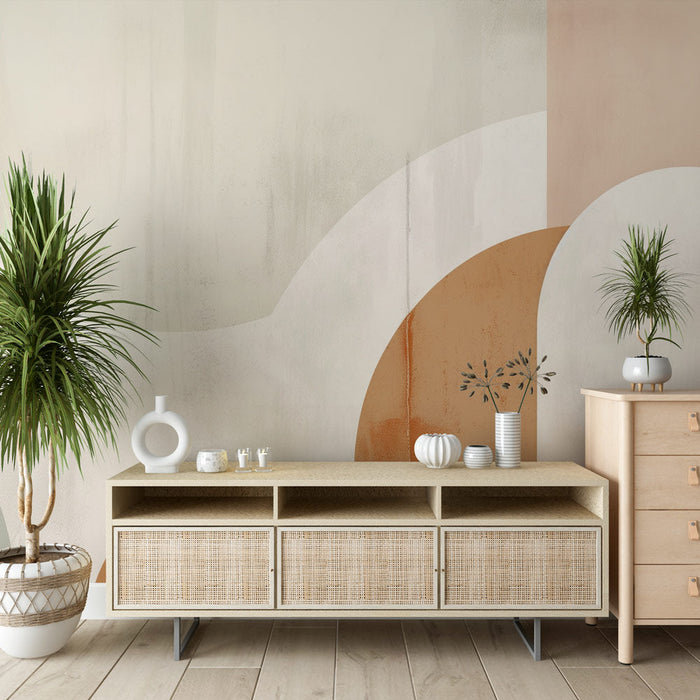 Mural Wallpaper ark | Imitasjon moderne maleri med en slitt stil