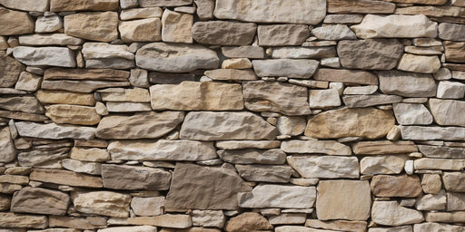 Colored Stone-Effect Mural Wallpaper | Jointless