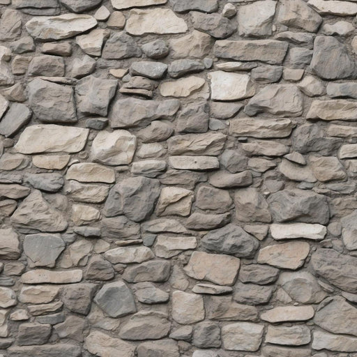 Faux Stone Mural Wallpaper | With Joints