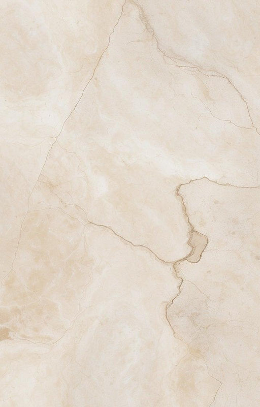 Marble Effect Mural Wallpaper | Beige with Dark Veins