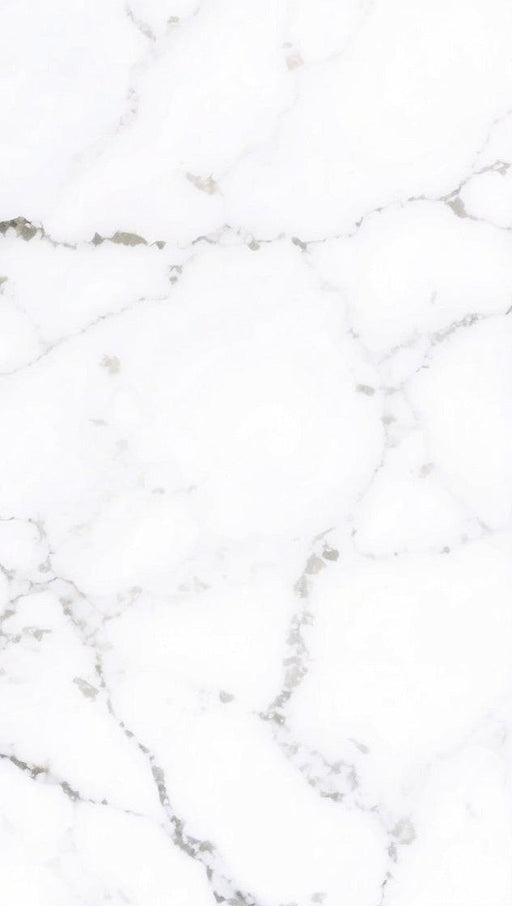 White Marble Effect Mural Wallpaper | Black Veins