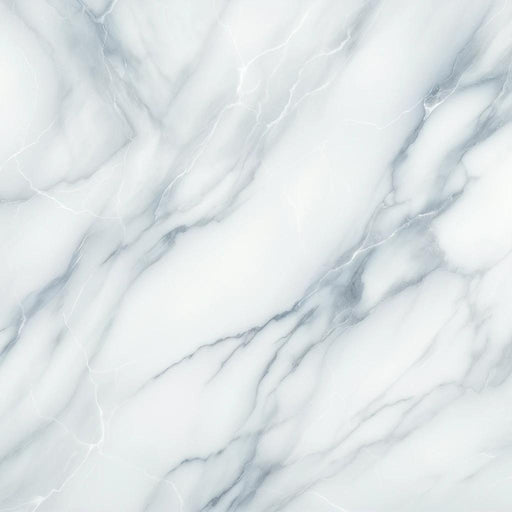 White Marble Effect Mural Wallpaper | Blue Veins