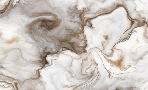 Nougat Marble Effect Mural Wallpaper