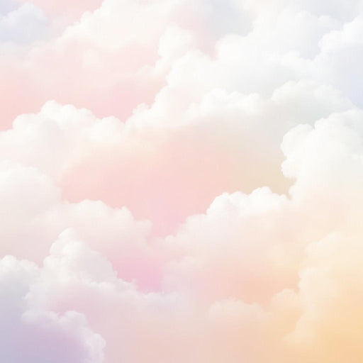Realistic Cloud Mural Wallpaper | Multi-color