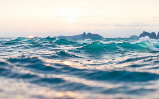 Mural Wallpaper sea | Sunset