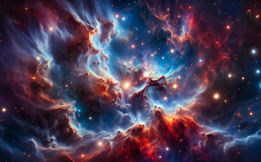 Space Mural Wallpaper | Multicolored Milky Way