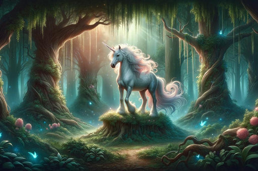 Unicorn Mural Wallpaper | Enchanted Forest
