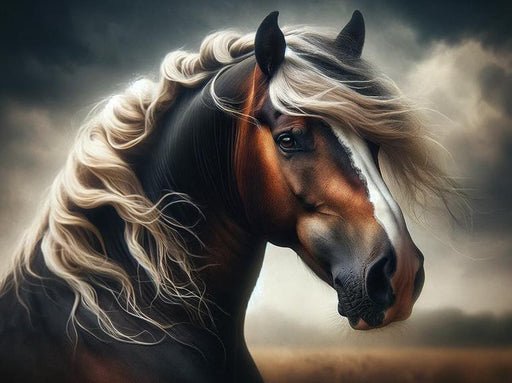 Horse Mural Wallpaper | With Blonde Mane in the Wind